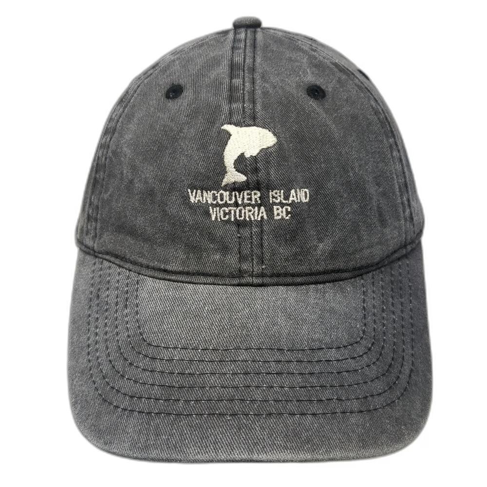 Initial Attraction Baseball Cap Gray OSFM Vancouver Island Victoria BC Orca Hat